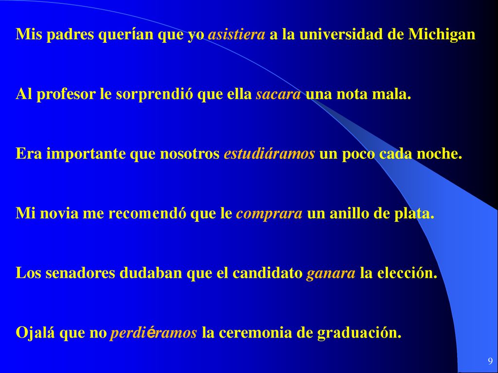 Mis padres querían que yo asistiera a la universidad de Michigan