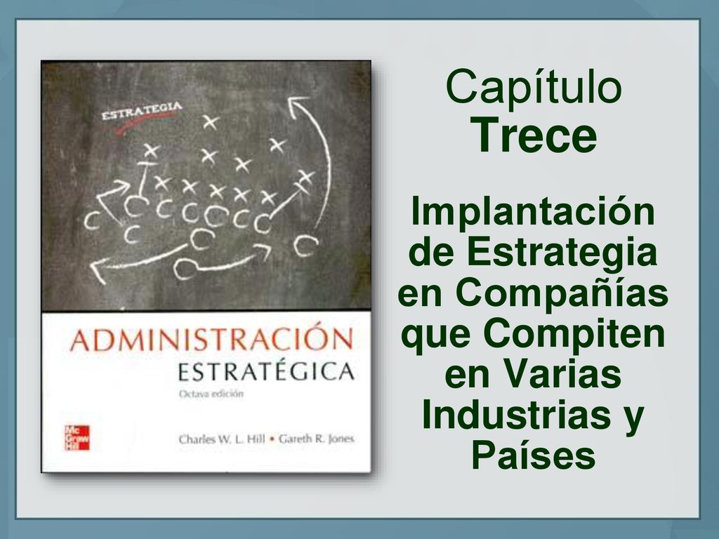 Capítulo Trece Implantación de Estrategia en Compañías que Compiten en Varias Industrias y Países