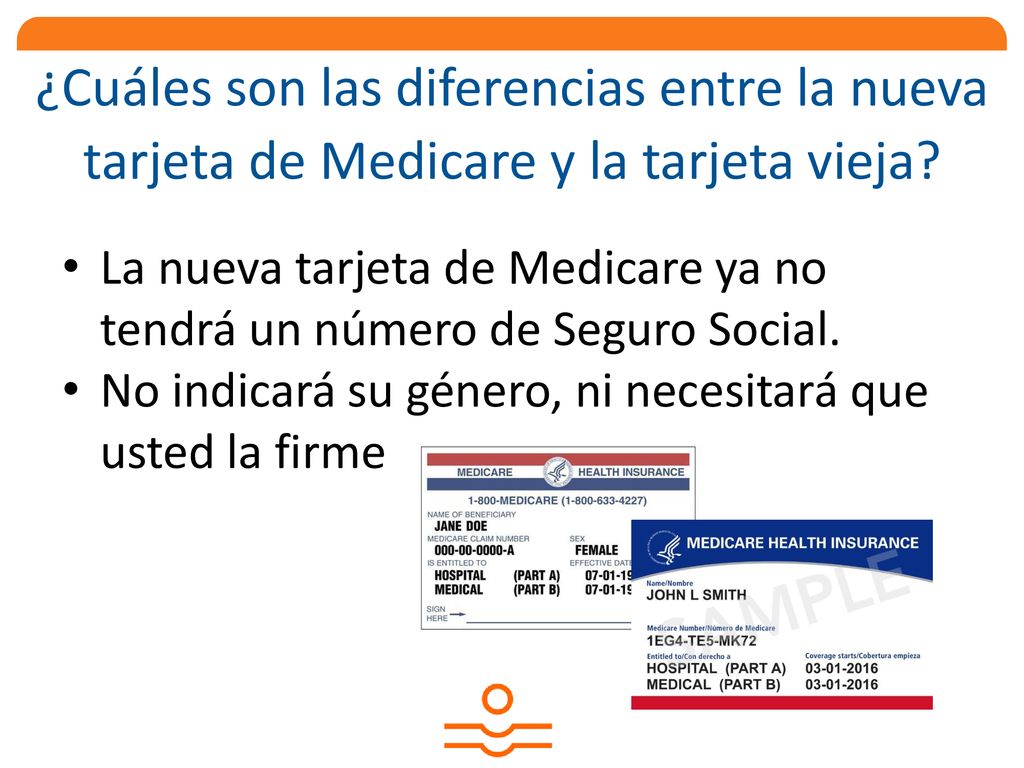 ¿Cuáles son las diferencias entre la nueva tarjeta de Medicare y la tarjeta vieja