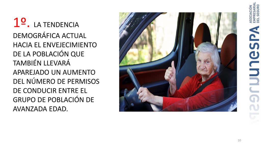 1º. LA TENDENCIA DEMOGRÁFICA ACTUAL HACIA EL ENVEJECIMIENTO DE LA POBLACIÓN QUE también llevará aparejado un aumento