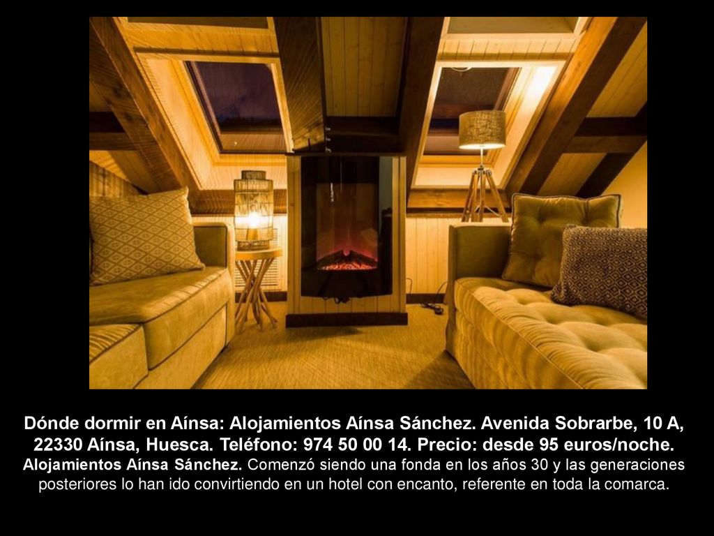 Dónde dormir en Aínsa: Alojamientos Aínsa Sánchez