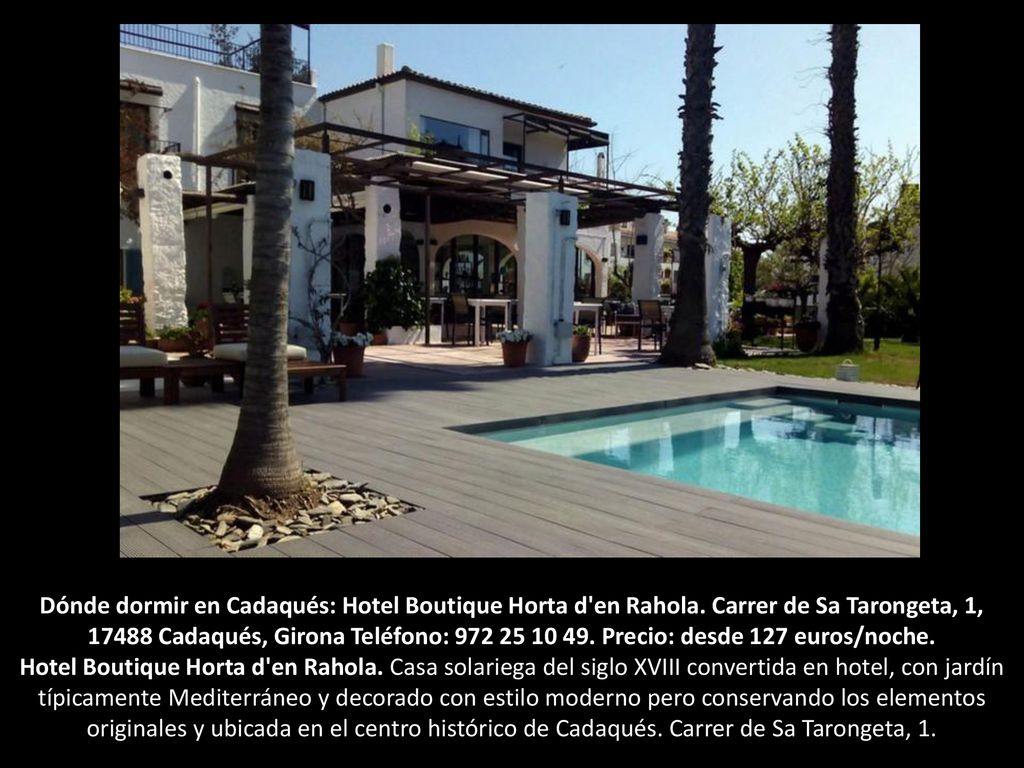 Dónde dormir en Cadaqués: Hotel Boutique Horta d en Rahola