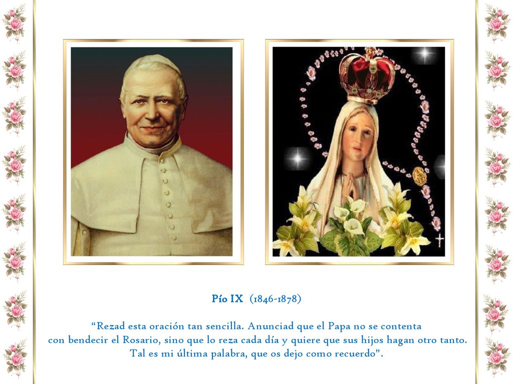 Rezad esta oración tan sencilla. Anunciad que el Papa no se contenta