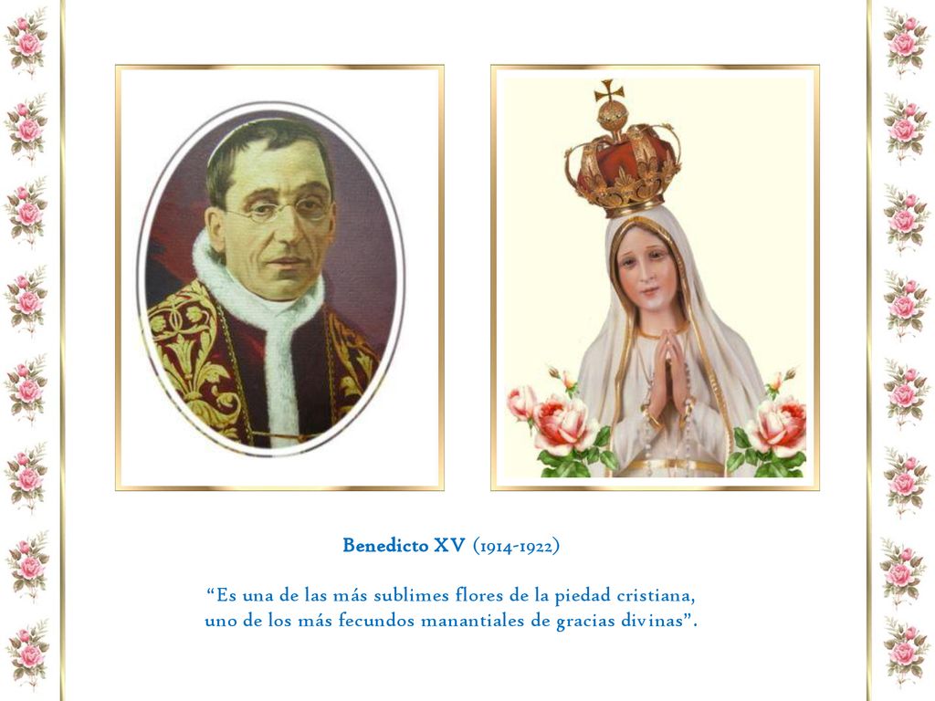 Es una de las más sublimes flores de la piedad cristiana,