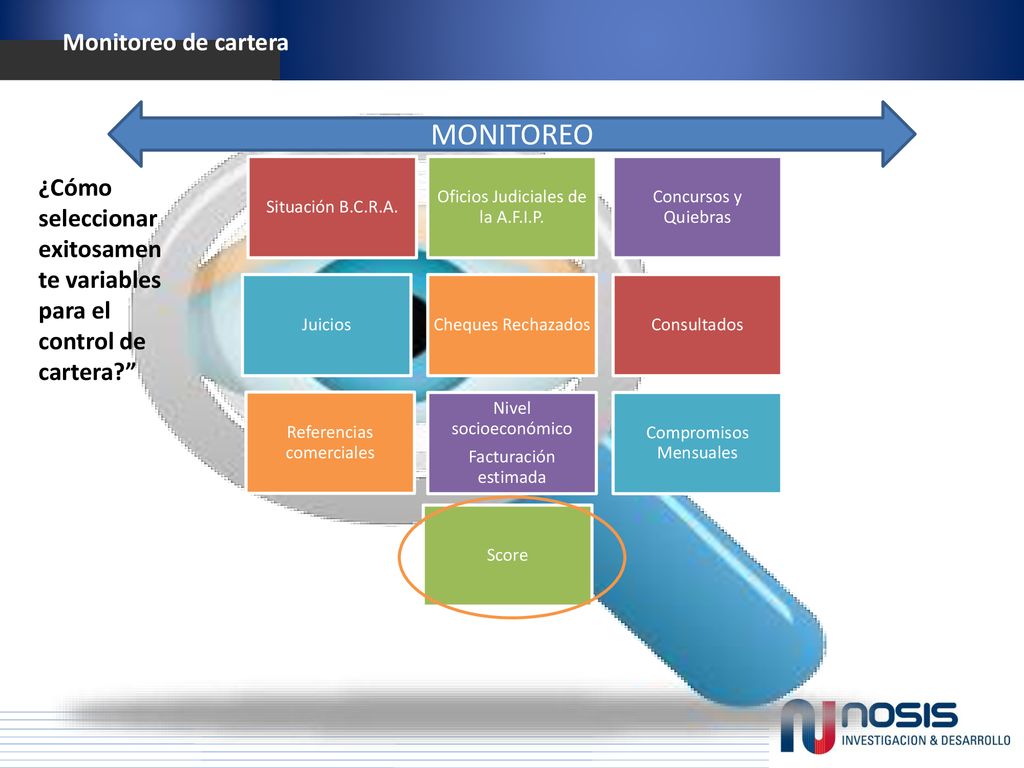 MONITOREO Situación B.C.R.A. Oficios Judiciales de la A.F.I.P. Concursos y Quiebras. Juicios. Cheques Rechazados.