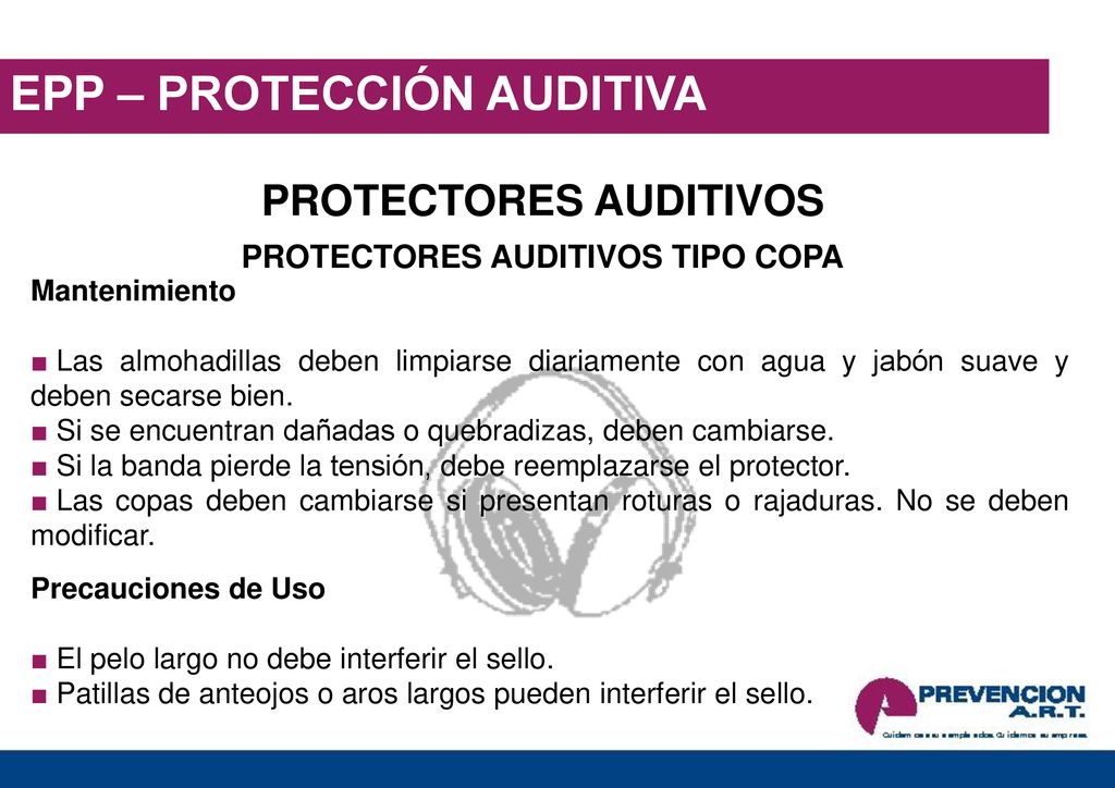 PROTECTORES AUDITIVOS PROTECTORES AUDITIVOS TIPO COPA