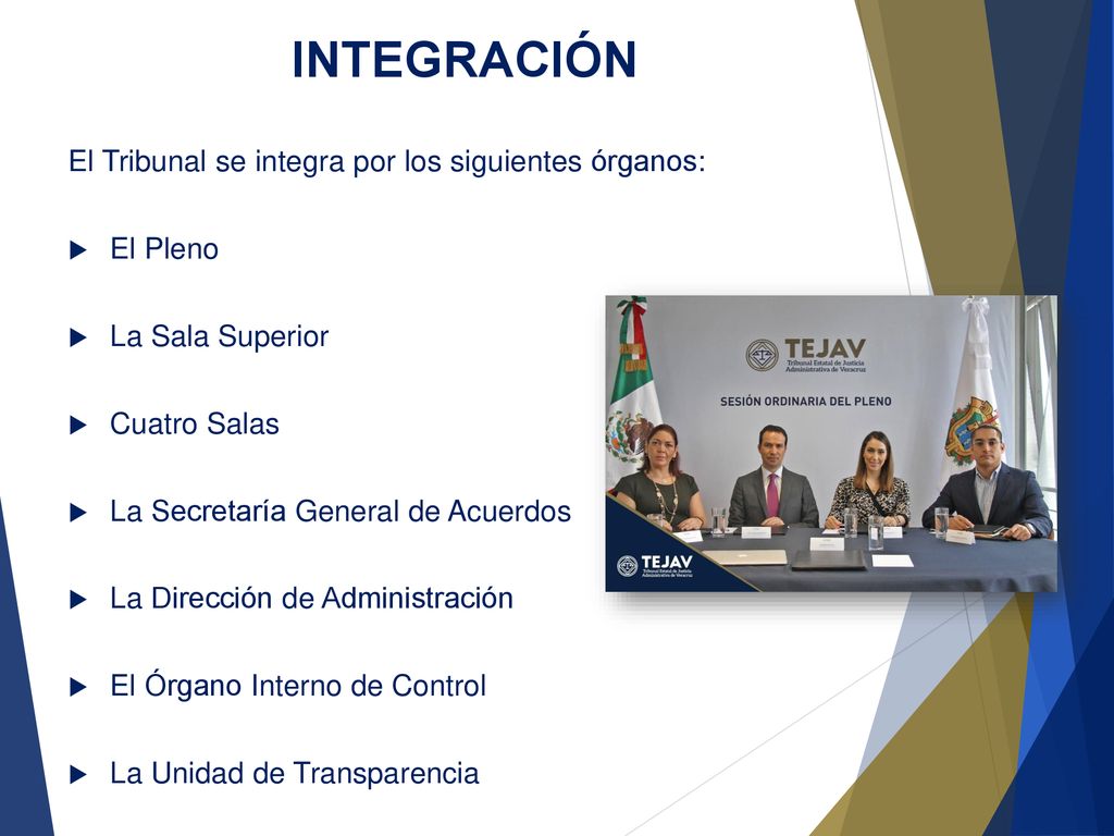 INTEGRACIÓN El Tribunal se integra por los siguientes órganos: