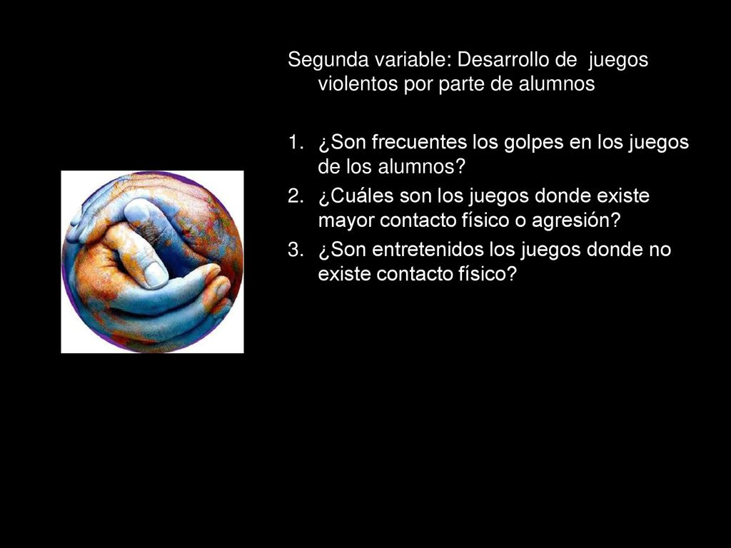 Segunda variable: Desarrollo de juegos violentos por parte de alumnos