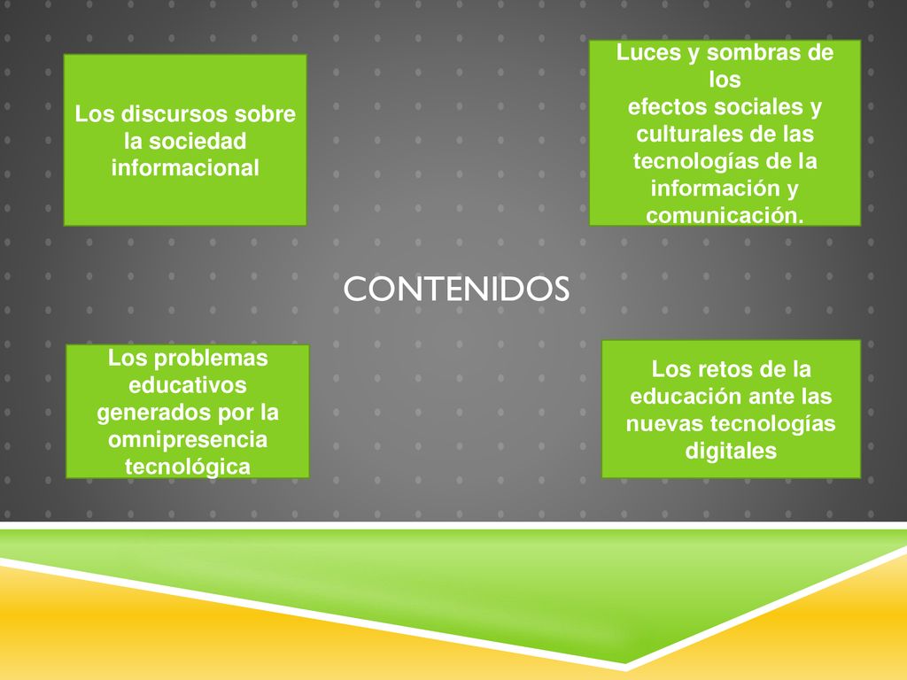 Luces y sombras de los efectos sociales y culturales de las tecnologías de la información y comunicación.