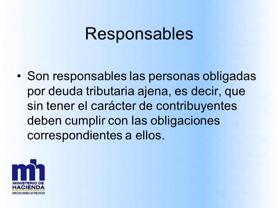 Responsables