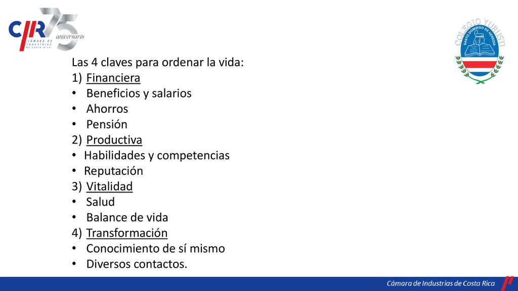 Las 4 claves para ordenar la vida: