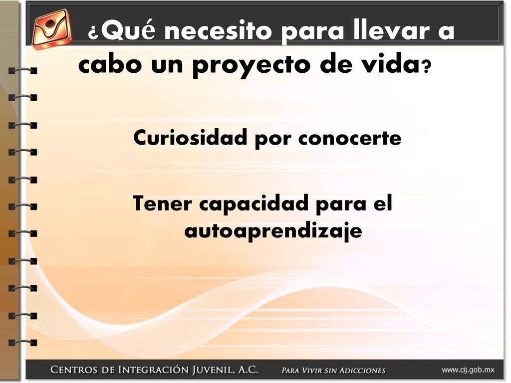 ¿Qué necesito para llevar a cabo un proyecto de vida
