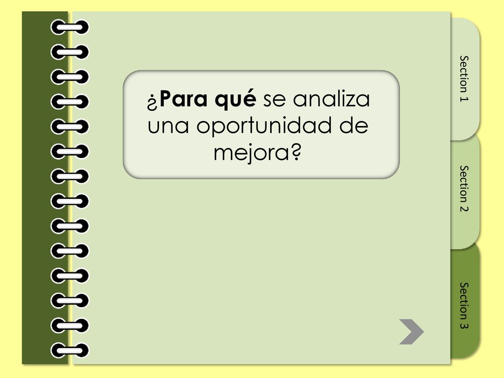 ¿Para qué se analiza una oportunidad de mejora