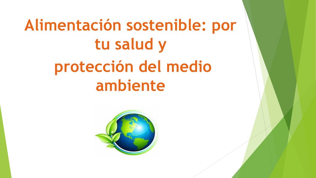 Alimentación sostenible: por tu salud y protección del medio ambiente