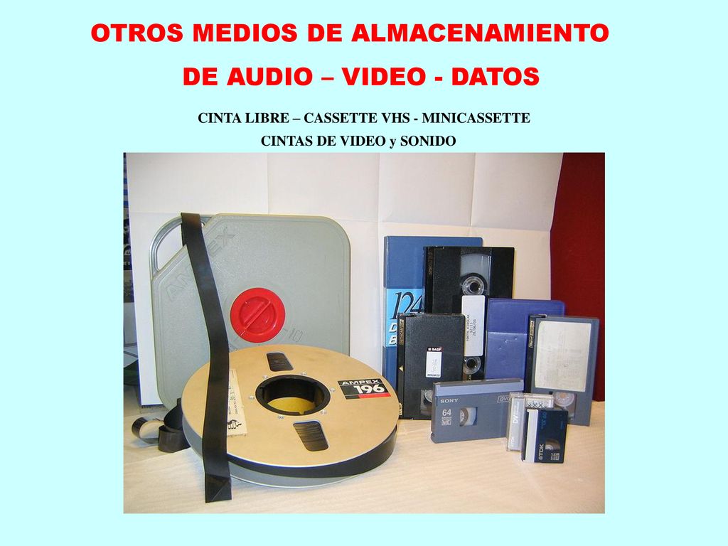 CINTA LIBRE – CASSETTE VHS - MINICASSETTE CINTAS DE VIDEO y SONIDO