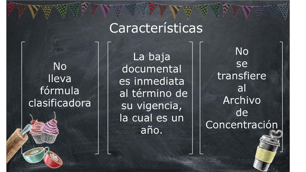 Características No La baja documental es inmediata se transfiere No al