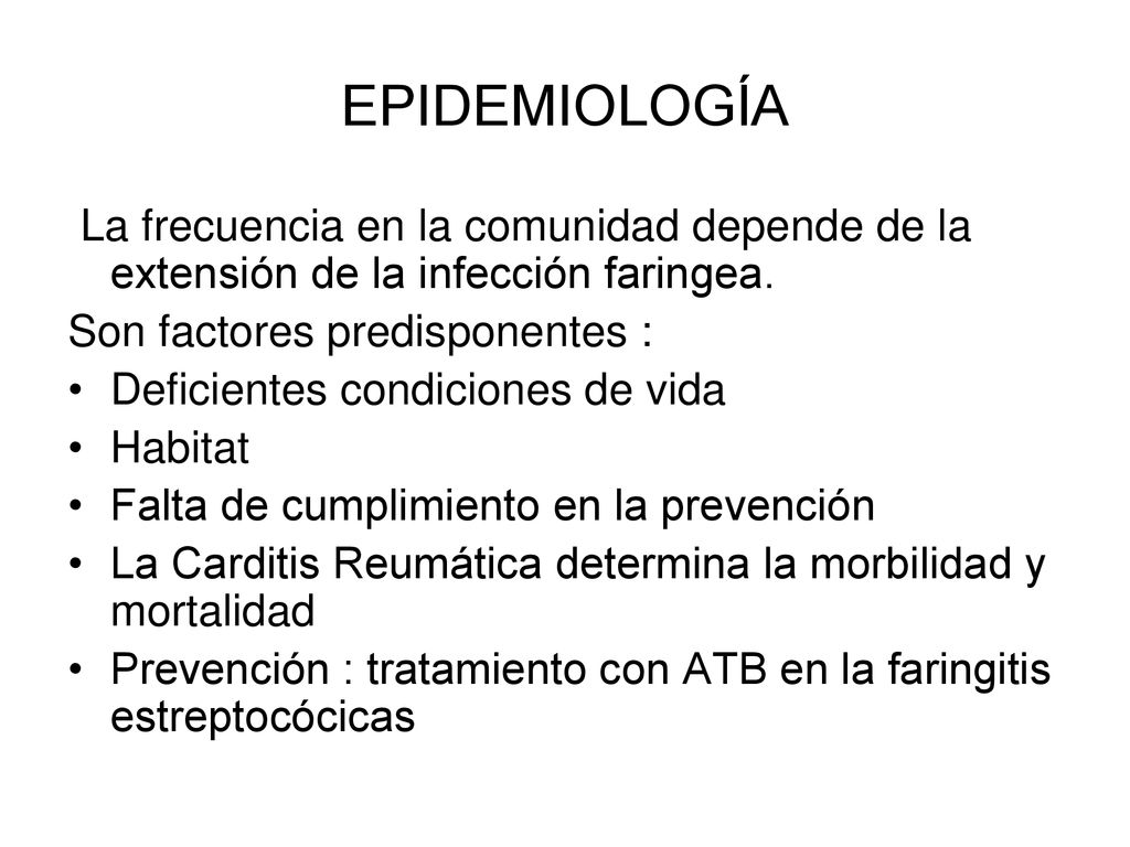 EPIDEMIOLOGÍA La frecuencia en la comunidad depende de la extensión de la infección faringea. Son factores predisponentes :