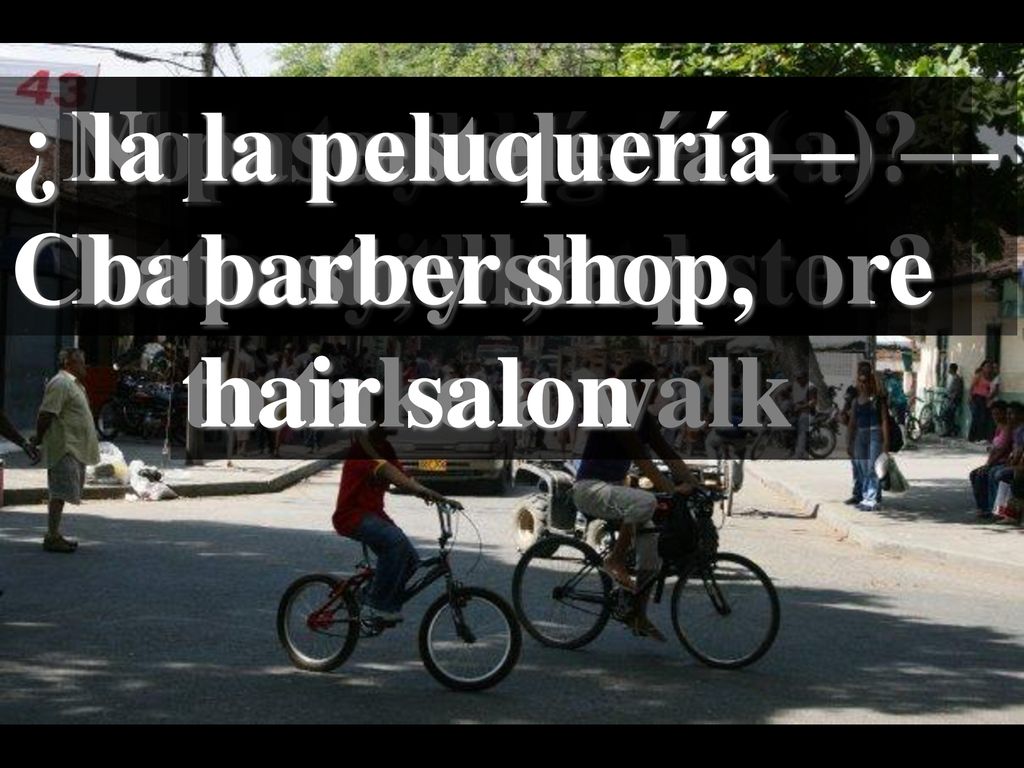 ¿Me podría decir… – Could you tell me… No estoy seguro(a) – I am not sure. la panadería – bakery, bread store.