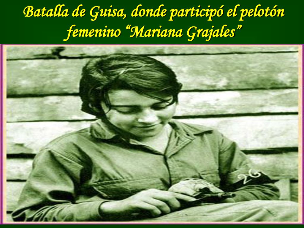 Batalla de Guisa, donde participó el pelotón femenino Mariana Grajales
