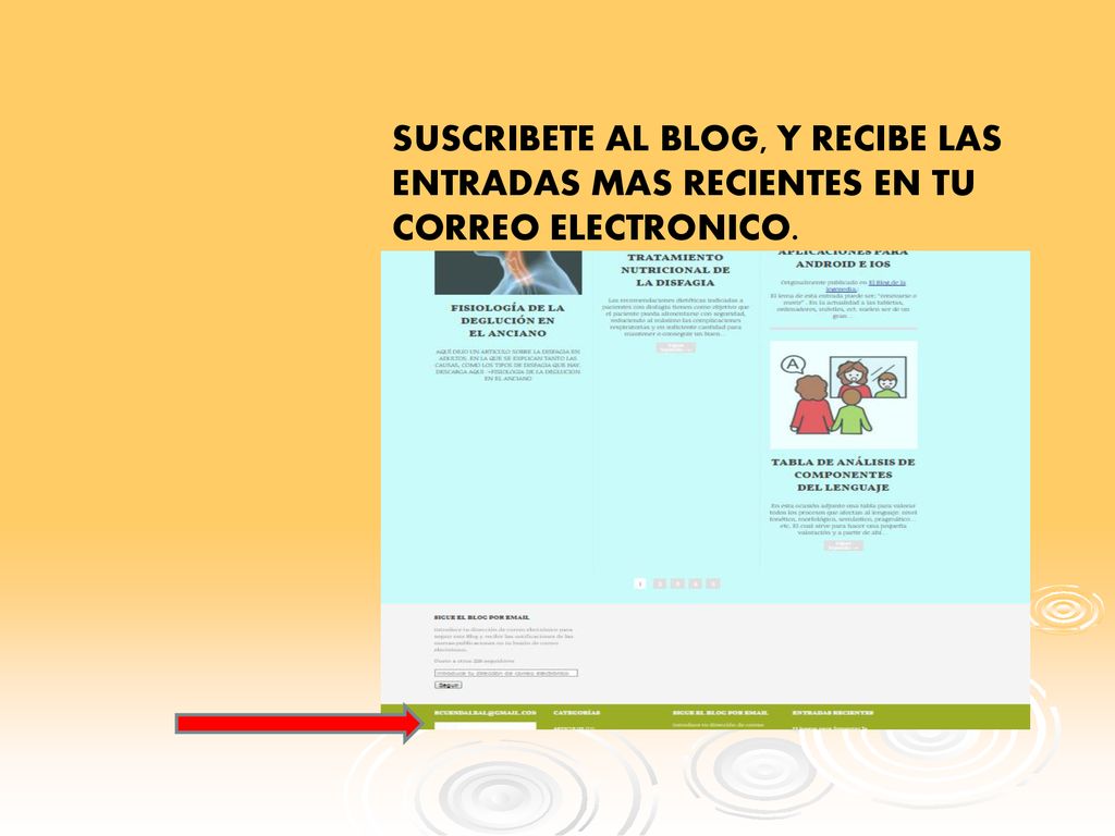 SUSCRIBETE AL BLOG, Y RECIBE LAS ENTRADAS MAS RECIENTES EN TU CORREO ELECTRONICO.