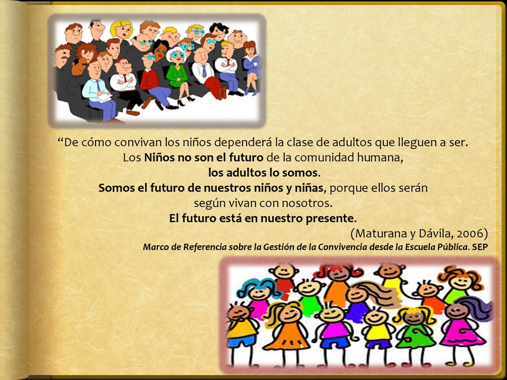 Los Niños no son el futuro de la comunidad humana,