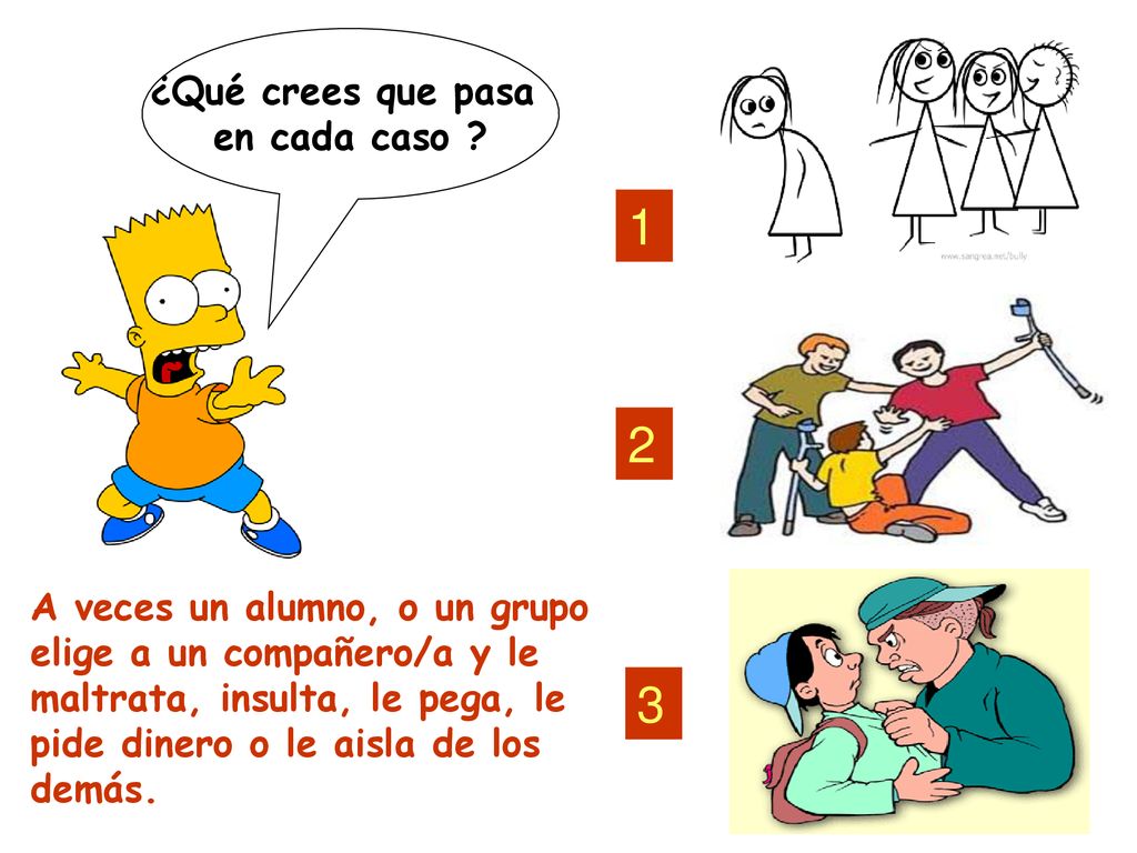 1 2 3 ¿Qué crees que pasa en cada caso