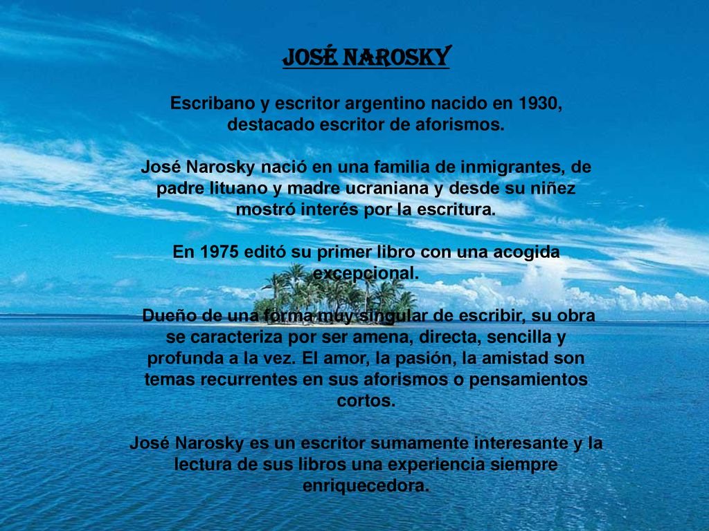 En 1975 editó su primer libro con una acogida excepcional.