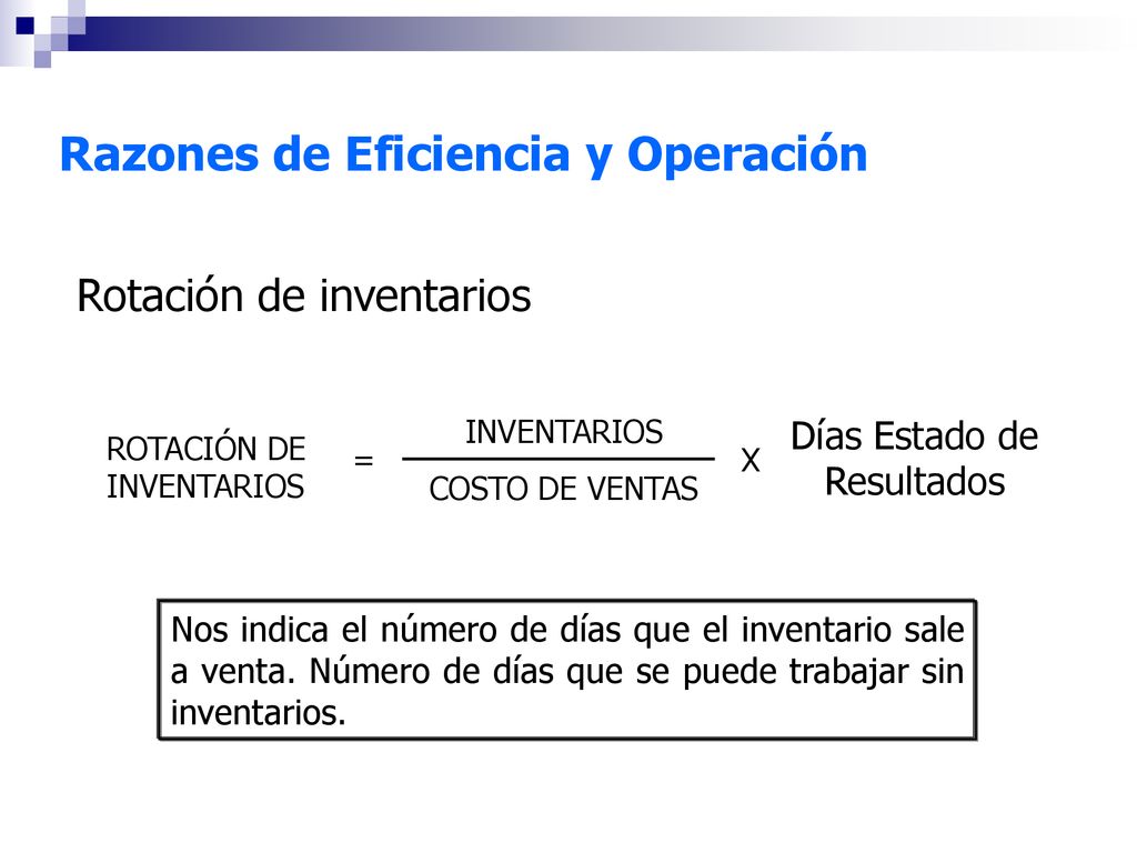 Días Estado de Resultados