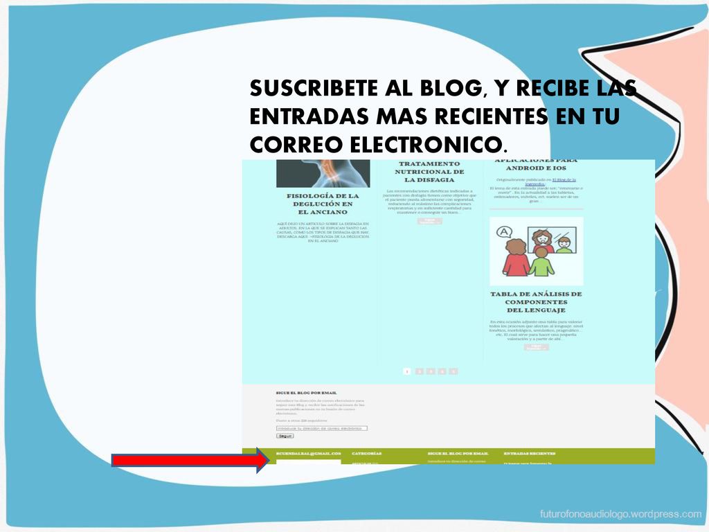 SUSCRIBETE AL BLOG, Y RECIBE LAS ENTRADAS MAS RECIENTES EN TU CORREO ELECTRONICO.