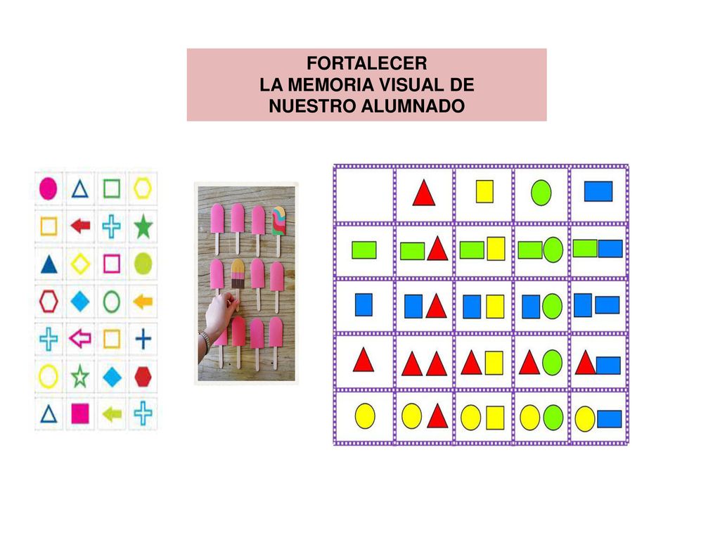 FORTALECER LA MEMORIA VISUAL DE NUESTRO ALUMNADO fortalecer la memoria visual de nuestro alumnado