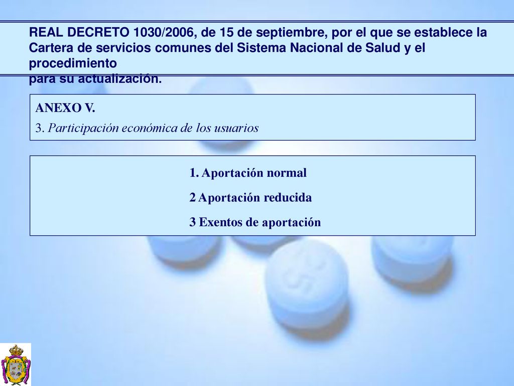 REAL DECRETO 1030/2006, de 15 de septiembre, por el que se establece la