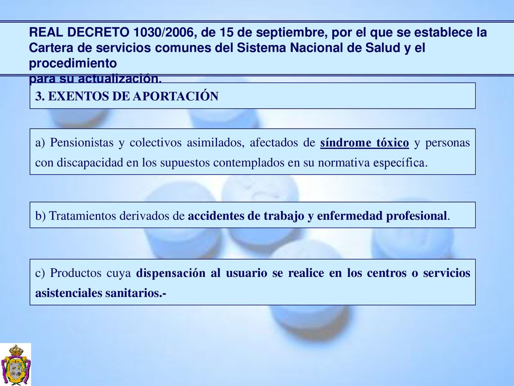 REAL DECRETO 1030/2006, de 15 de septiembre, por el que se establece la