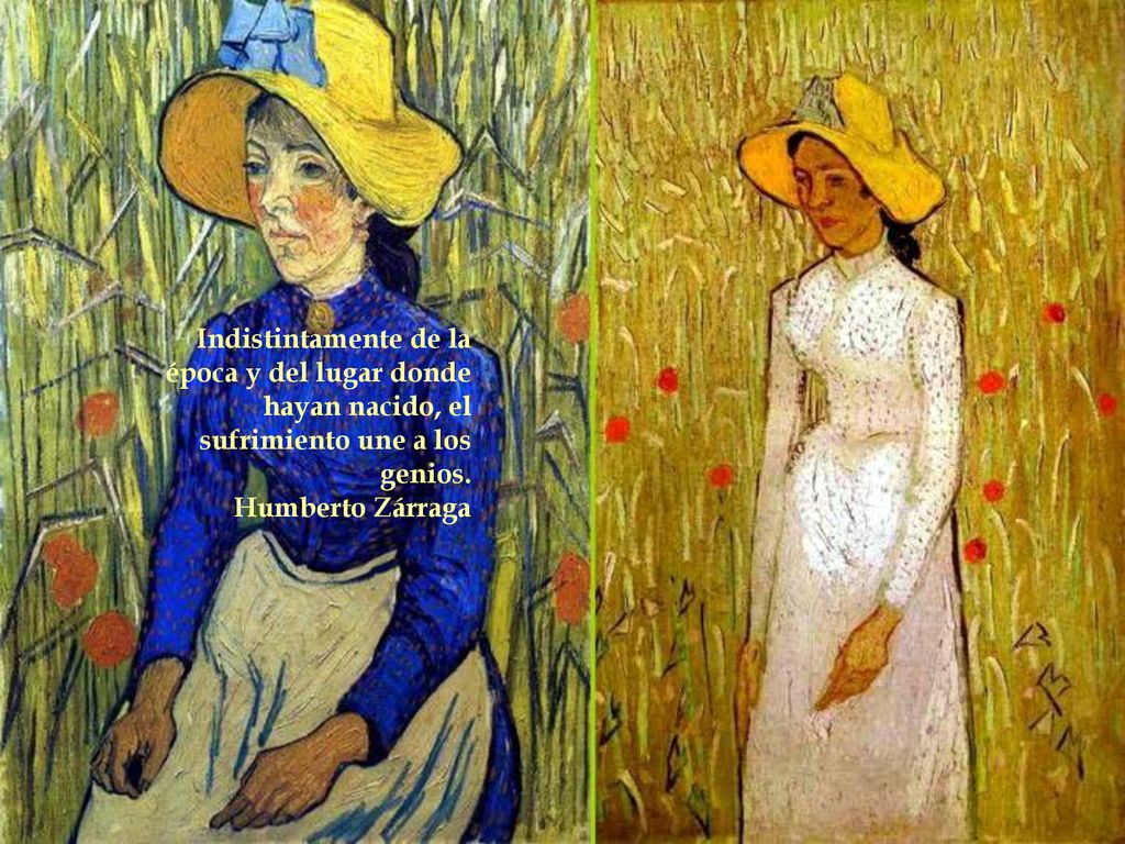 Indistintamente de la época y del lugar donde hayan nacido, el sufrimiento une a los genios.