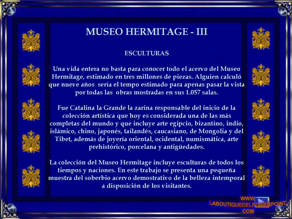MUSEO HERMITAGE - III ESCULTURAS