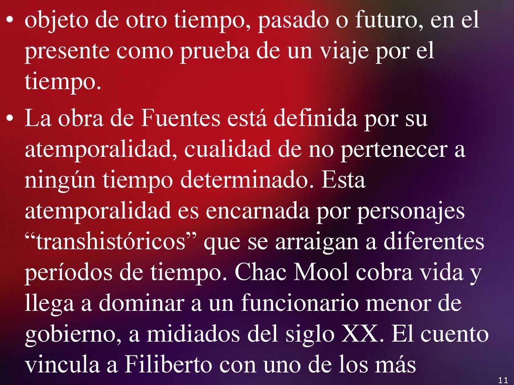 objeto de otro tiempo, pasado o futuro, en el presente como prueba de un viaje por el tiempo.