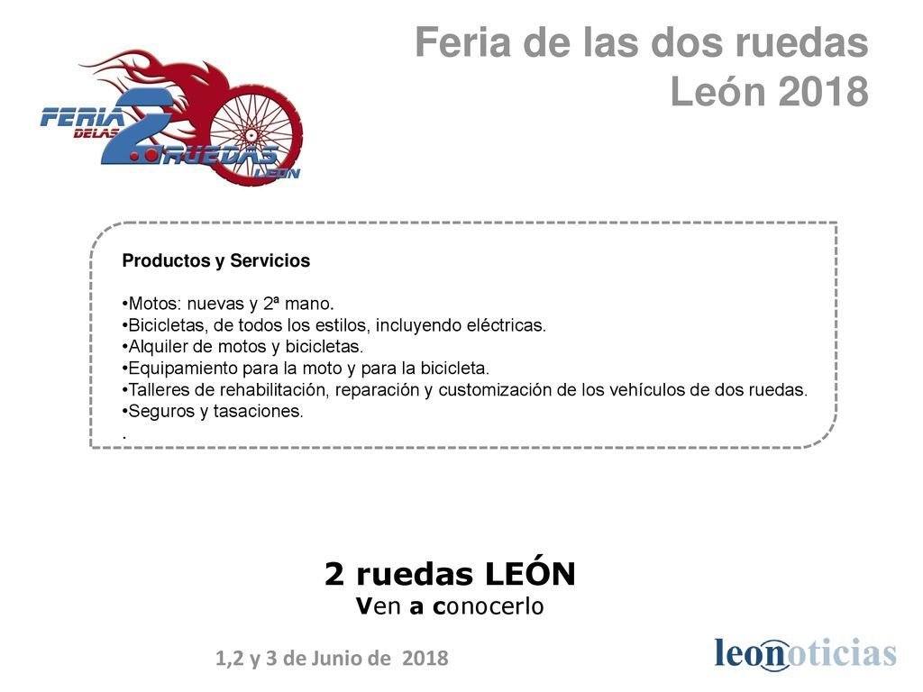 Feria de las dos ruedas León ruedas LEÓN Ven a conocerlo