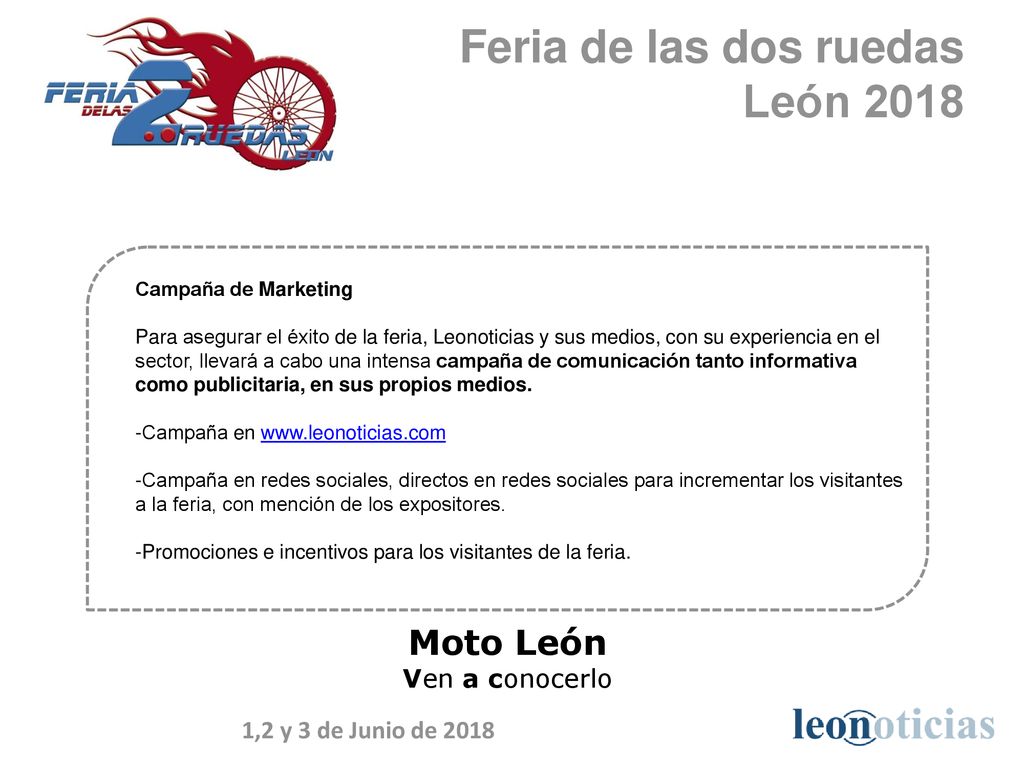 Feria de las dos ruedas León 2018 Moto León Ven a conocerlo
