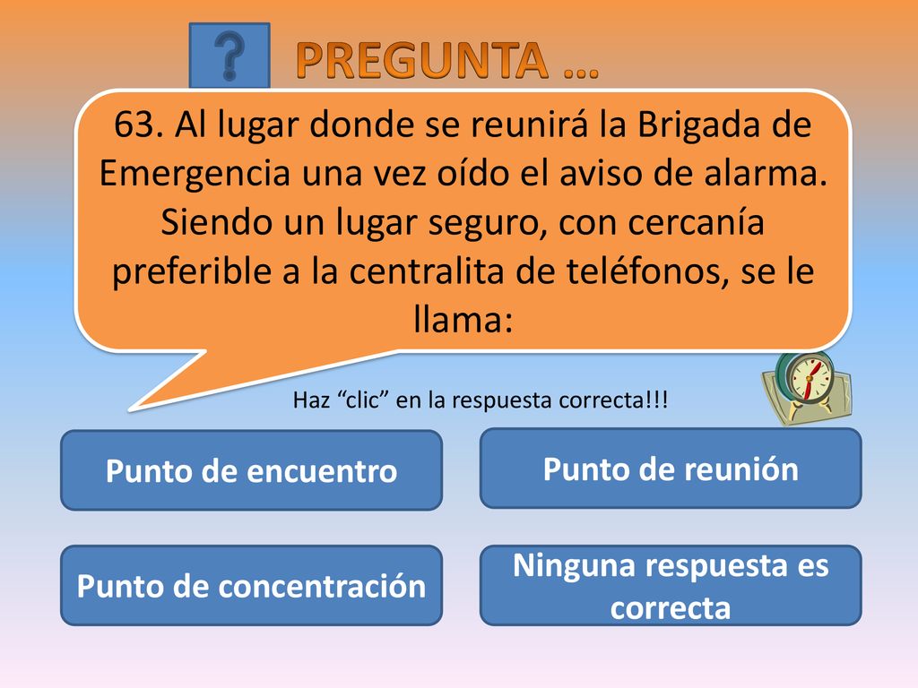 Punto de concentración Ninguna respuesta es correcta