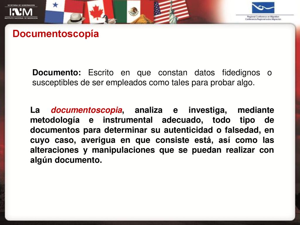Documentoscopía Documento: Escrito en que constan datos fidedignos o susceptibles de ser empleados como tales para probar algo.