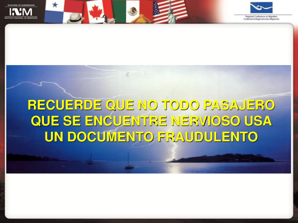 RECUERDE QUE NO TODO PASAJERO QUE SE ENCUENTRE NERVIOSO USA