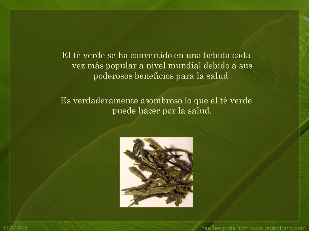 El té verde se ha convertido en una bebida cada vez más popular a nivel mundial debido a sus poderosos beneficios para la salud.