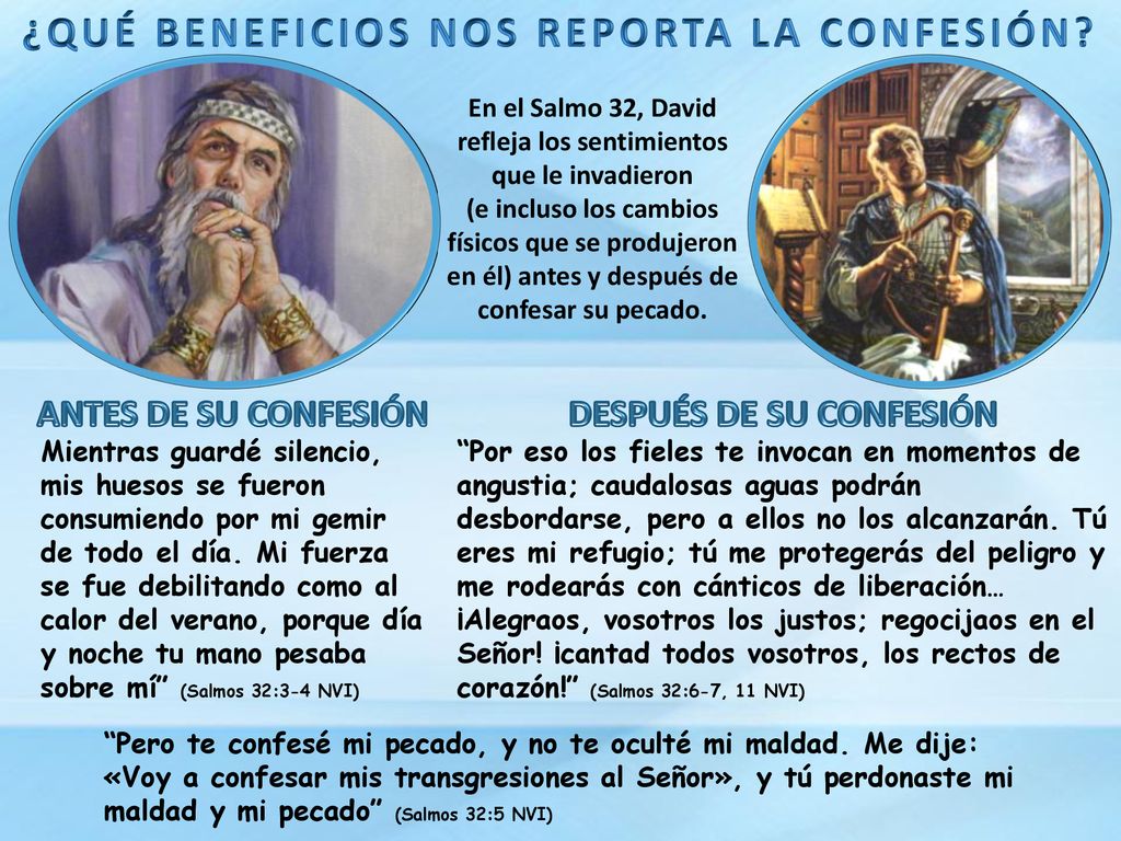 ¿QUÉ BENEFICIOS NOS REPORTA LA CONFESIÓN DESPUÉS DE SU CONFESIÓN
