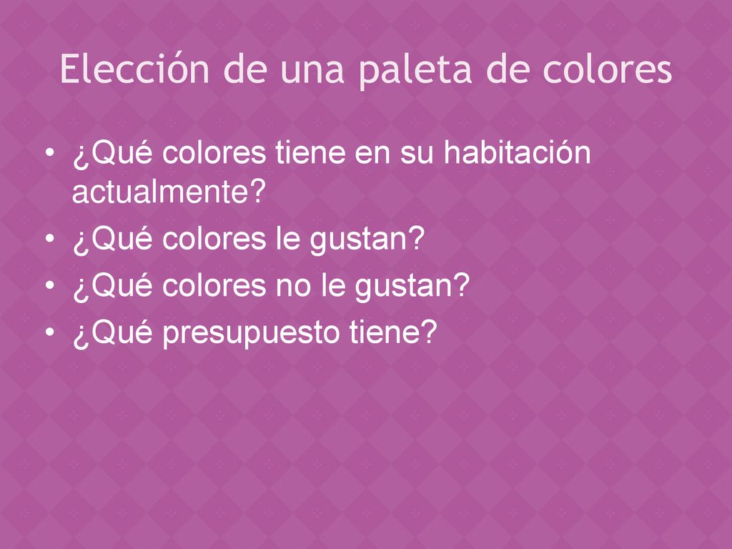 Elección de una paleta de colores