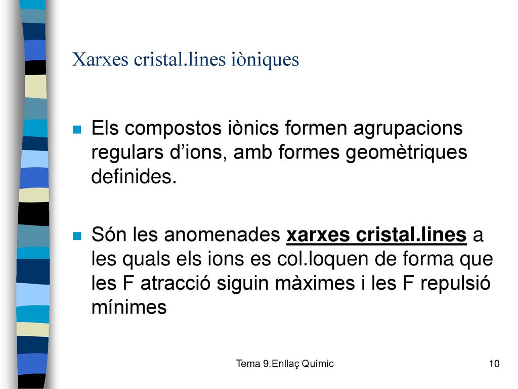 Xarxes cristal.lines iòniques