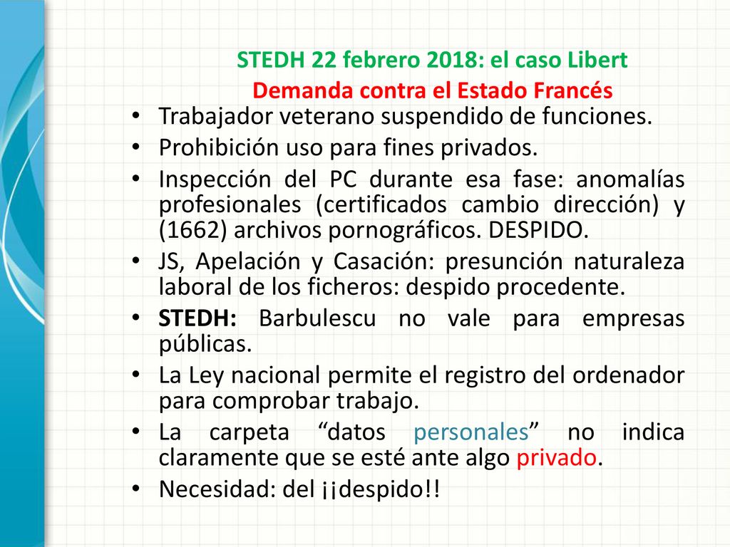 STEDH 22 febrero 2018: el caso Libert Demanda contra el Estado Francés