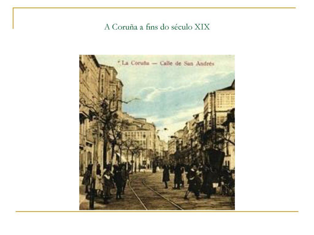 A Coruña a fins do século XIX