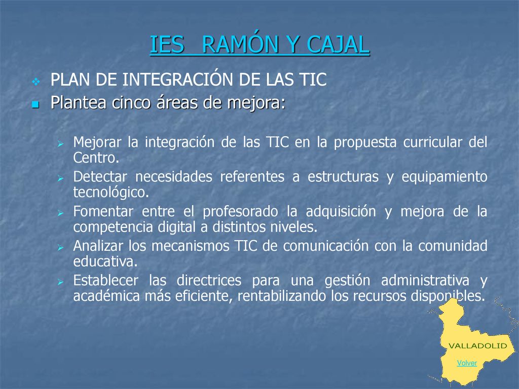 IES RAMÓN Y CAJAL PLAN DE INTEGRACIÓN DE LAS TIC