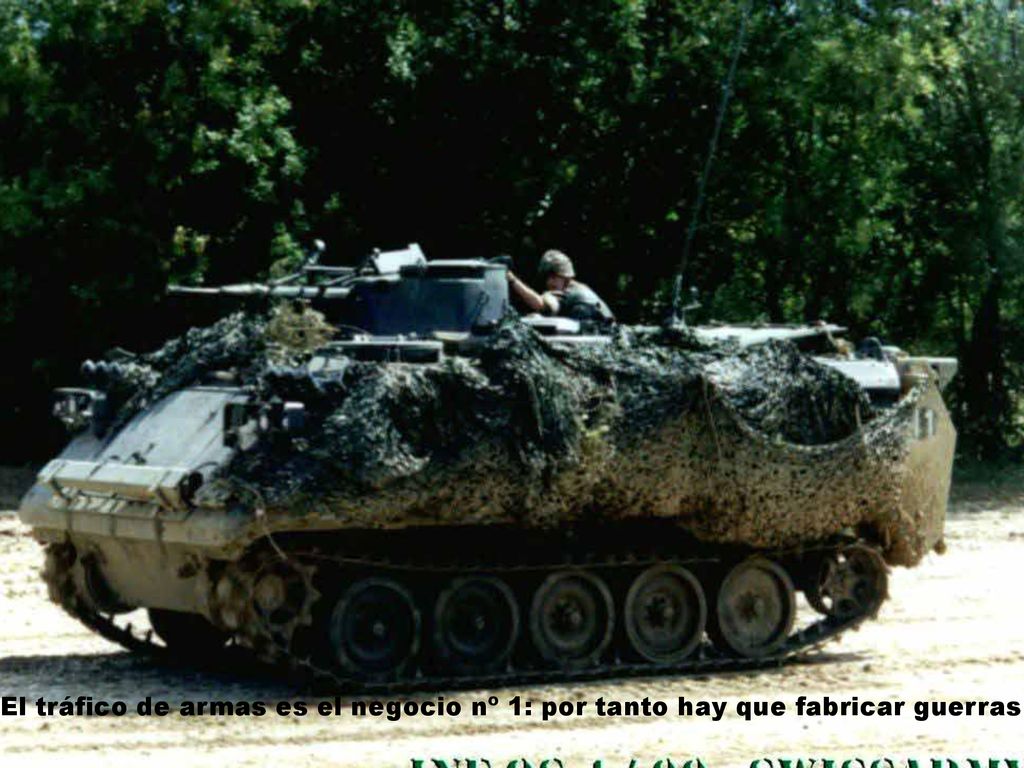El tráfico de armas es el negocio nº 1: por tanto hay que fabricar guerras.
