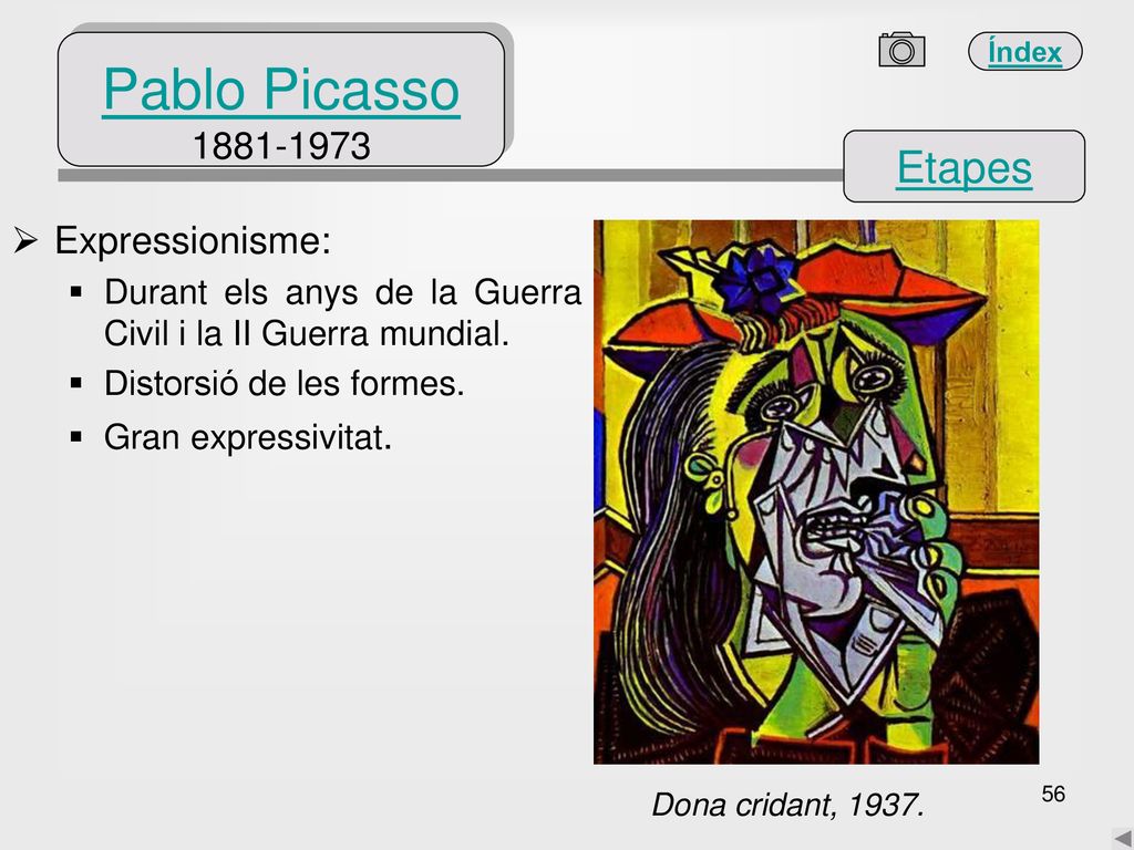 Pablo Picasso Etapes Expressionisme: