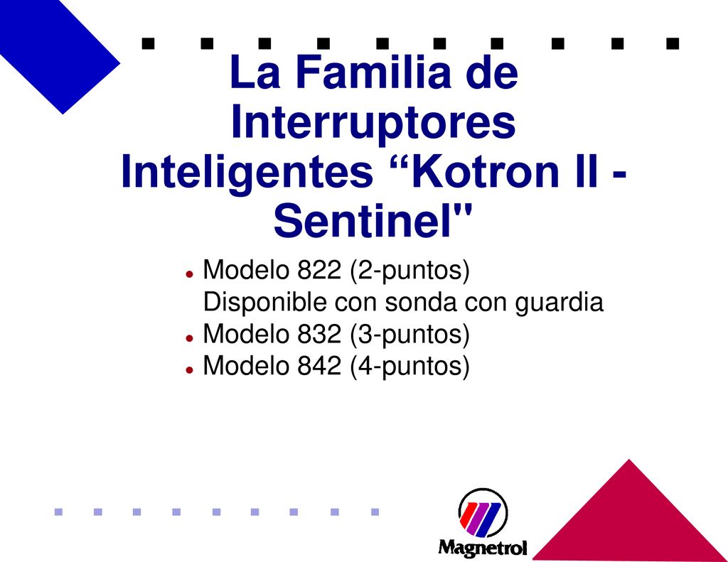La Familia de Interruptores Inteligentes Kotron II - Sentinel